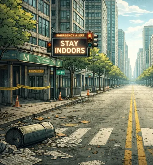 mh empty city